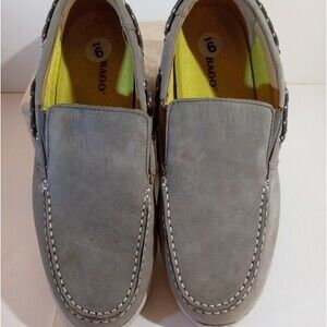 Sabago men's Kinsley grey suede slip-ons sz 9